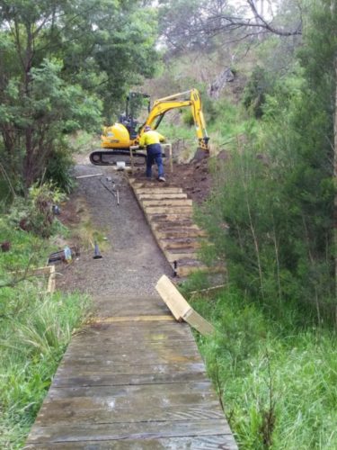 Wallaby Creek Walking Track upgrade commenced